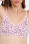 Rosaline Double Layered Non Wired 3/4Th Coverage T-Shirt Bra - Butterfly Blue — thumbnail 4